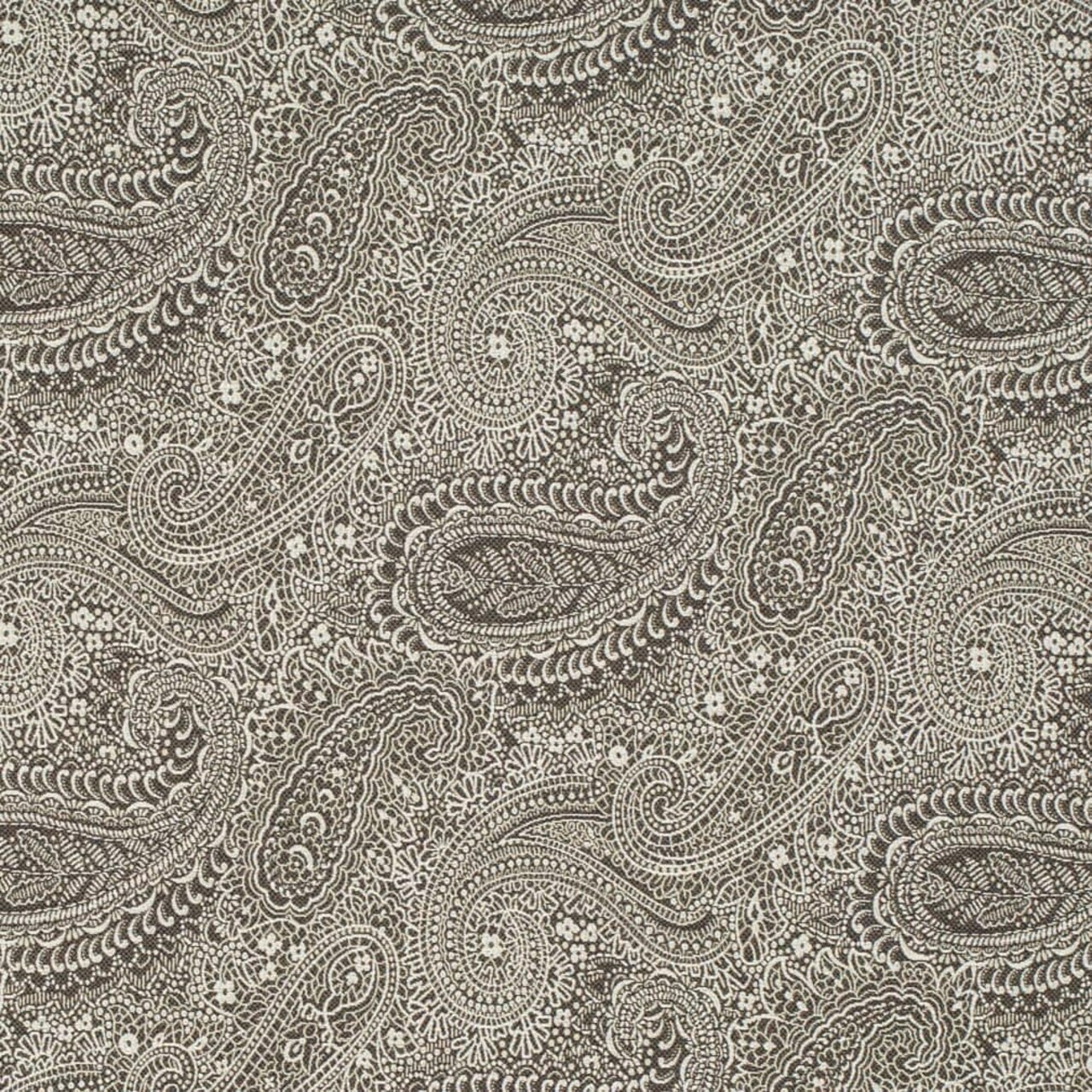 Blue Paisley Woven Pattern Upholstery Fabric by The Yard - SKU: Dunlap Midnight